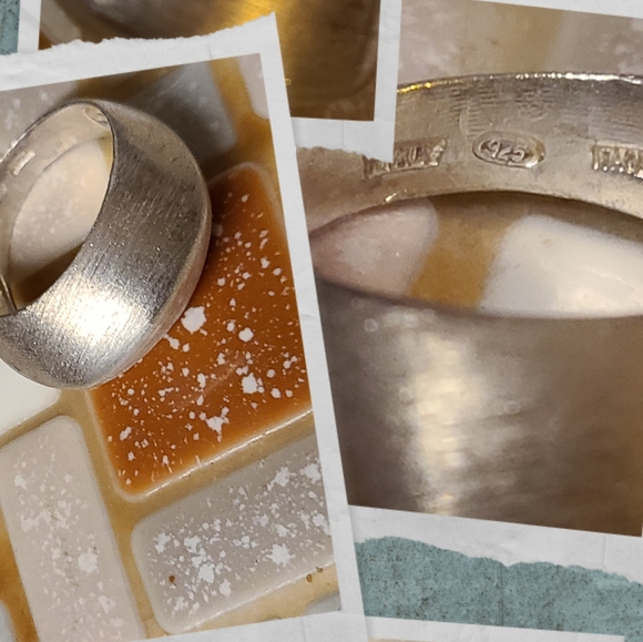 B&B Italia brushed silver dome ring - Picture 3 of 6